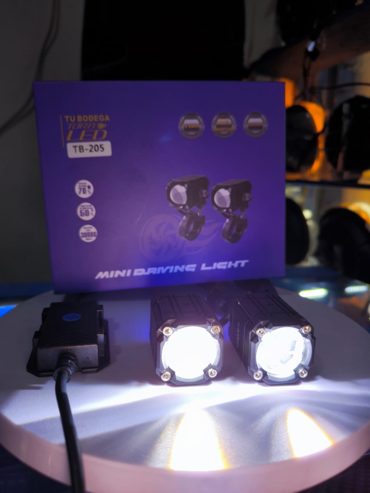 ⚡ Exploradoras LED 27W 10.000 Lúmenes Alta Potencia para Moto/Carro